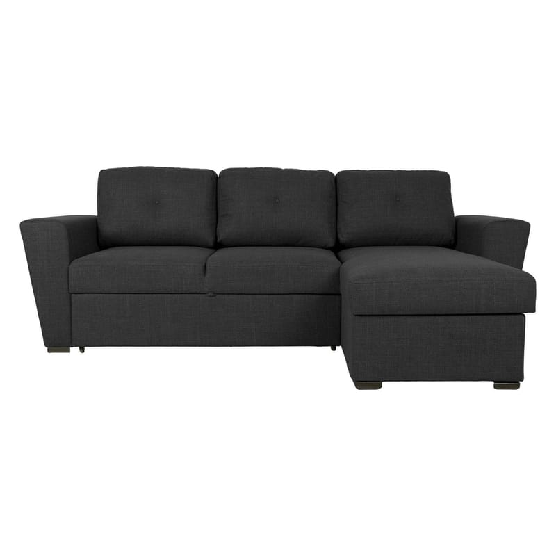 Hjørnesovesofa Korsvik - Mørk grå - Møbler - Sofaer - Sovesofaer - Hjørnesovesofa
