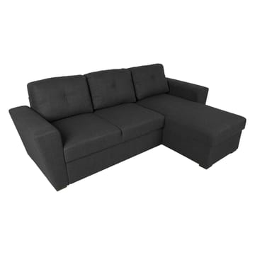 Hjørnesovesofa Korsvik - Mørk grå - Møbler - Sofaer - Sovesofaer - Hjørnesovesofa