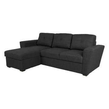 Hjørnesovesofa Korsvik - Mørk grå - Møbler - Sofaer - Sovesofaer - Hjørnesovesofa