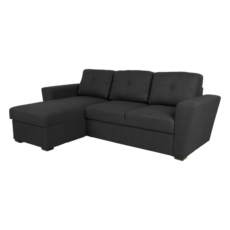 Hjørnesovesofa Korsvik - Mørk grå - Møbler - Sofaer - Sovesofaer - Hjørnesovesofa