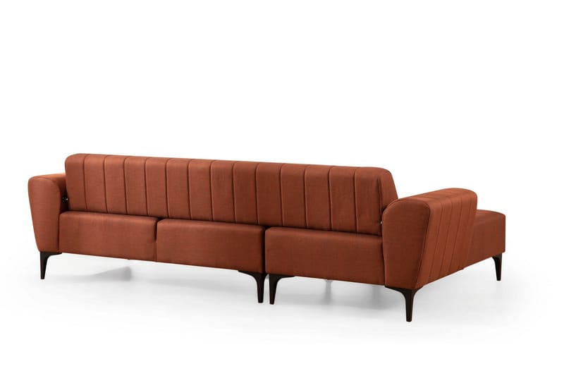 Lilesville Sovesofa med divan - Rød - Møbler - Sofaer - Sovesofaer - Hjørnesovesofa