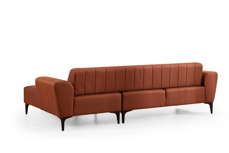 Lilesville Sovesofa med divan - Rød - Møbler - Sofaer - Sovesofaer - Hjørnesovesofa