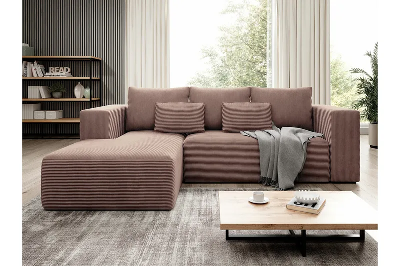 Listowel 3-seters Hjørnesovesofa - Møbler - Sofaer - Sovesofaer - Sovesofa divan