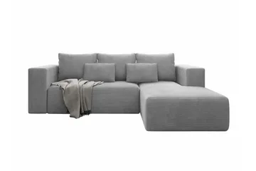 Listowel 3-sits Hörnbäddsoffa Light grey/Dark grey - Møbler - Sofaer - Sovesofaer - Sovesofa divan