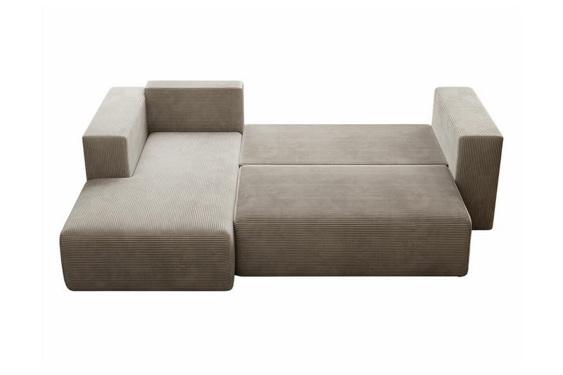 Listowel 3-sits Hörnbäddsoffa NO_BRAND beige - Møbler - Sofaer - Sovesofaer - Sovesofa divan