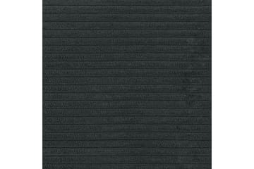 Listowel 3-sits Hörnbäddsoffa NO_BRAND Black - Møbler - Sofaer - Sovesofaer - Sovesofa divan