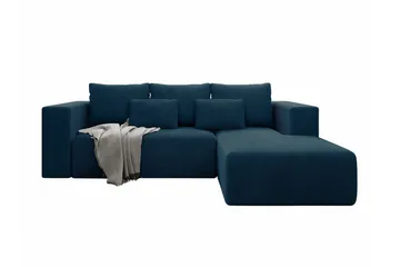 Listowel 3-sits Hörnbäddsoffa NO_BRAND Dark blue - Møbler - Sofaer - Sovesofaer - Sovesofa divan