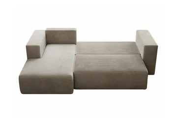 Listowel 3-sits Hörnbäddsoffa NO_BRAND Dark green - Møbler - Sofaer - Sovesofaer - Sovesofa divan