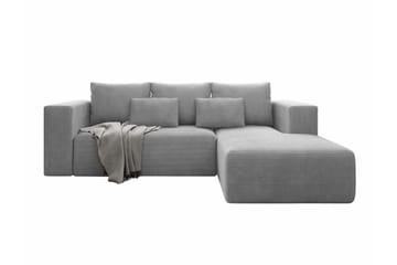 Listowel 3-sits Hörnbäddsoffa NO_BRAND Light grey/Dark grey - Møbler - Sofaer - Sovesofaer - Sovesofa divan