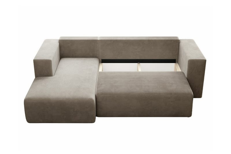 Listowel 3-sits Hörnbäddsoffa NO_BRAND Turquoise - Møbler - Sofaer - Sovesofaer - Sovesofa divan