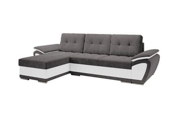 Listowel 3-sits Hörnbäddsoffa NO_BRAND White - Møbler - Sofaer - Sovesofaer - Sovesofa divan