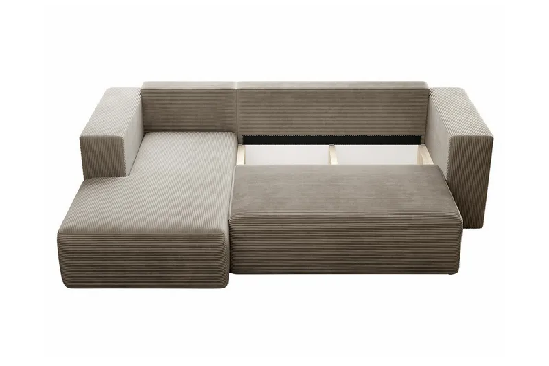 Listowel 3-sits Hörnbäddsoffa Yellow - Møbler - Sofaer - Sovesofaer - Hjørnesovesofa