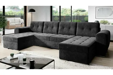 Listowel 4-seters Hjørnesovesofa - Møbler - Sofaer - Sovesofaer - Hjørnesovesofa