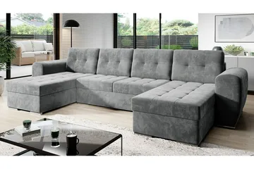 Listowel 4-seters Hjørnesovesofa - Møbler - Sofaer - Sovesofaer - Hjørnesovesofa