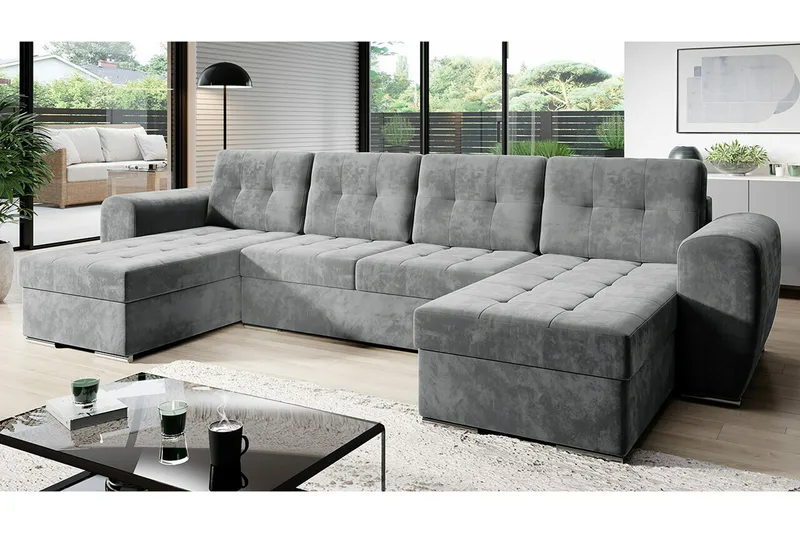 Listowel 4-seters Hjørnesovesofa - Møbler - Sofaer - Sovesofaer - Hjørnesovesofa