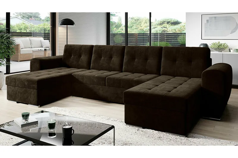 Listowel 4-seters Hjørnesovesofa - Møbler - Sofaer - Sovesofaer - Hjørnesovesofa