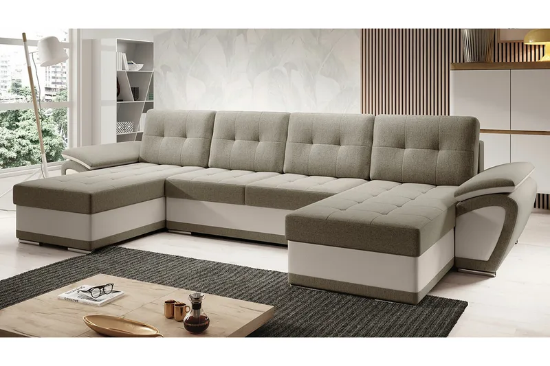 Listowel 4-seters Hjørnesovesofa - Møbler - Sofaer - Sovesofaer - Sovesofa divan