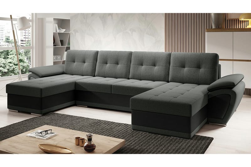 Listowel 4-seters Hjørnesovesofa - Møbler - Sofaer - Sovesofaer - Hjørnesovesofa