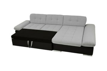 Lomux 3-sits Hörnbäddsoffa Dark green - Møbler - Sofaer - Sovesofaer - Langsgående sovesofa