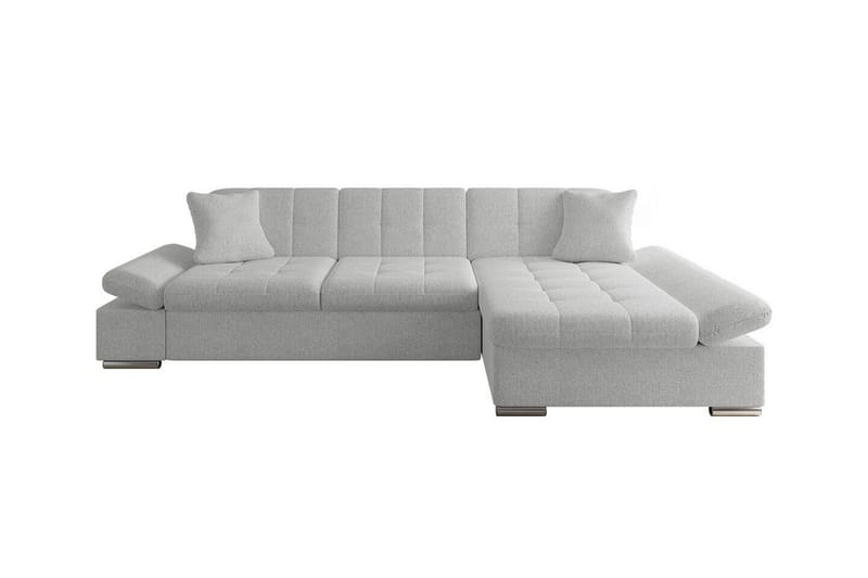 Lomux 3-sits Hörnbäddsoffa Ljusgrå