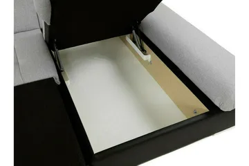 Lomux 3-sits Hörnbäddsoffa White - Møbler - Sofaer - Sovesofaer - Hjørnesovesofa