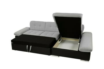 Lomux 3-sits Hörnbäddsoffa White - Møbler - Sofaer - Sovesofaer - Hjørnesovesofa