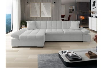 Lomux 3-sits Hörnbäddsoffa White - Møbler - Sofaer - Sovesofaer - Hjørnesovesofa