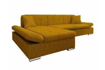 Lomux 3-sits Hörnbäddsoffa Yellow - Møbler - Sofaer - Sovesofaer - Hjørnesovesofa