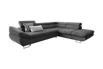 Hjørnesovesofa - Mørkegrå - Møbler - Sofaer - Sovesofaer - Sovesofa divan