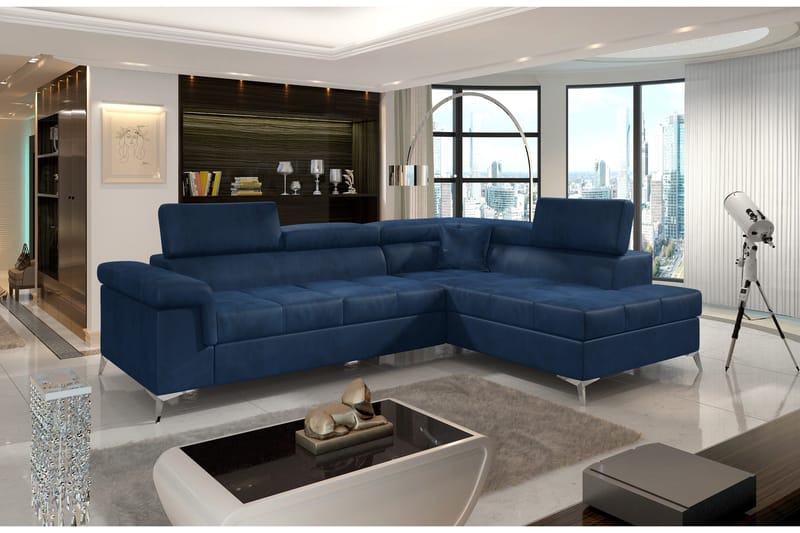 Madalene Hjørnesovesofa, Blå