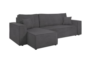 Magston 3-seters Hjørnesovesofa - Grå - Møbler - Sofaer - Sovesofaer - Hjørnesovesofa