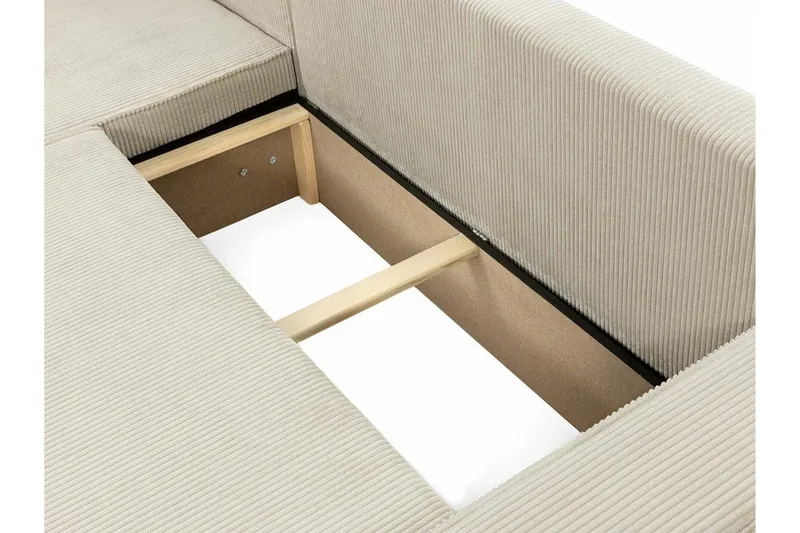 Magston 3-seters Hjørnesovesofa - Rosa - Møbler - Sofaer - Sovesofaer - Hjørnesovesofa