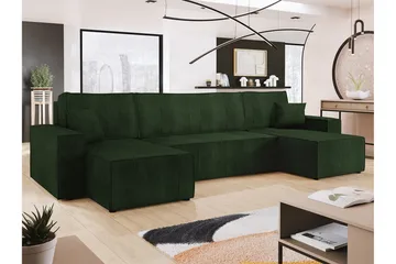 Magston 4-seters Hjørnesovesofa - Grøn - Møbler - Sofaer - Sovesofaer - Sovesofa divan