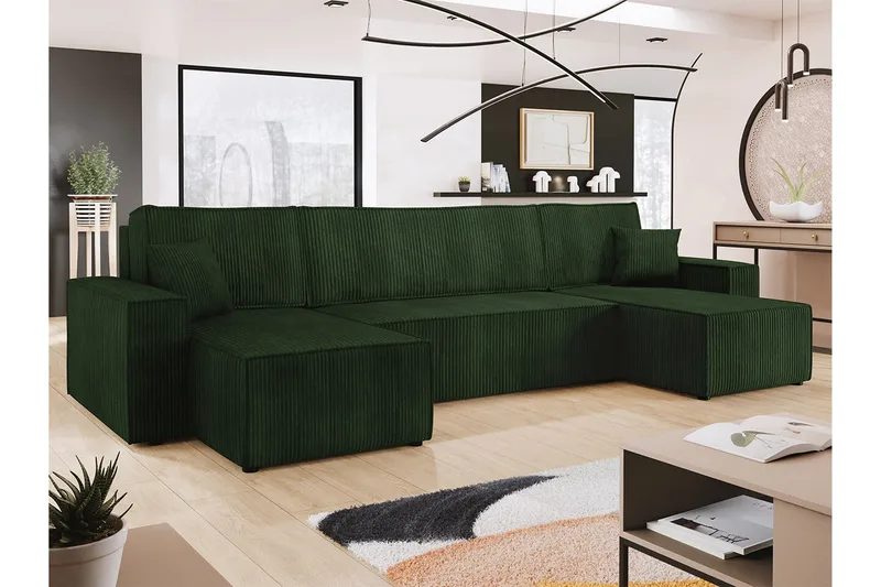 Magston 4-seters Hjørnesovesofa - Møbler - Sofaer - Sovesofaer - Sovesofa divan