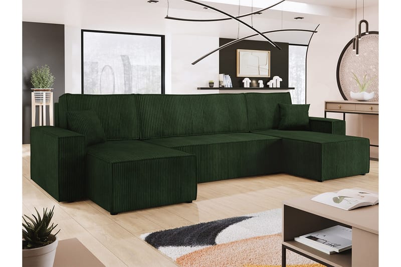 Magston 4-seters Hjørnesovesofa - Møbler - Sofaer - Sovesofaer - Sovesofa divan