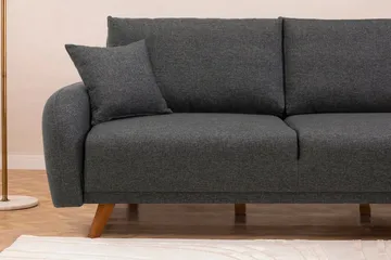 Malkiat Hjørnesovesofa - Antrasitt - Møbler - Sofaer - Sovesofaer - Hjørnesovesofa