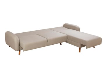 Malkiat Hjørnesovesofa - Cream - Møbler - Sofaer - Sovesofaer - Hjørnesovesofa