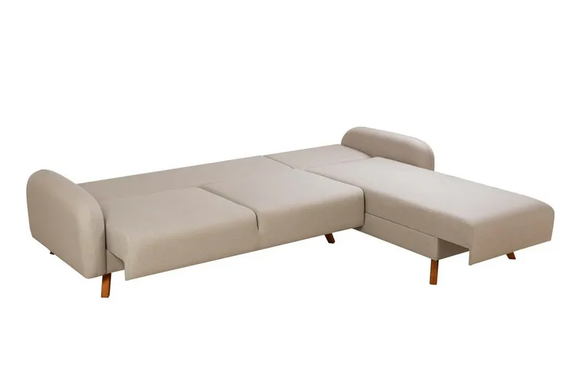 Malkiat Hjørnesovesofa - Cream - Møbler - Sofaer - Sovesofaer - Hjørnesovesofa