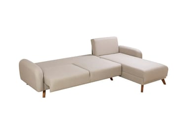 Malkiat Hjørnesovesofa - Cream - Møbler - Sofaer - Sovesofaer - Sovesofa divan