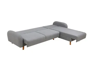 Malkiat Hjørnesovesofa - Grå - Møbler - Sofaer - Sovesofaer - Hjørnesovesofa