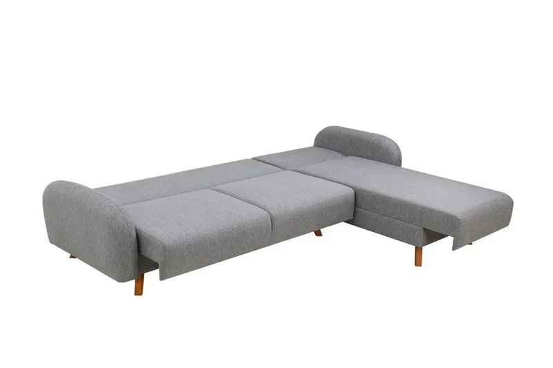 Malkiat Hjørnesovesofa - Grå - Møbler - Sofaer - Sovesofaer - Hjørnesovesofa