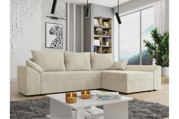 Midfeld 3-sits Hörnbäddsoffa Beige - Møbler - Sofaer - Sovesofaer - Sovesofa divan