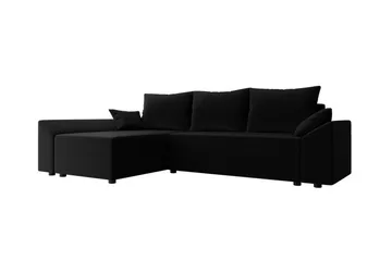 Midfeld 3-sits Hörnbäddsoffa Black - Møbler - Sofaer - Sovesofaer - Hjørnesovesofa