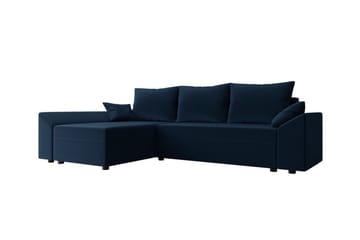Midfeld 3-sits Hörnbäddsoffa Dark blue - Møbler - Sofaer - Sovesofaer - Hjørnesovesofa