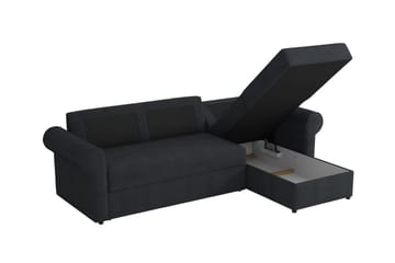 Midfeld 3-sits Hörnbäddsoffa Dark blue - Møbler - Sofaer - Sovesofaer - Sovesofa divan
