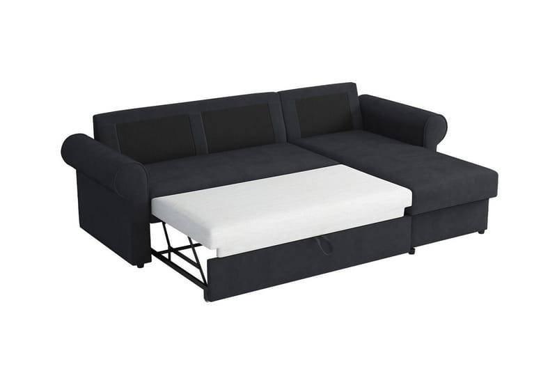 Midfeld 3-sits Hörnbäddsoffa Dark blue - Møbler - Sofaer - Sovesofaer - Sovesofa divan