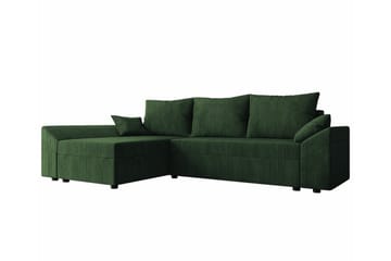 Midfeld 3-sits Hörnbäddsoffa Dark green - Møbler - Sofaer - Sovesofaer - Sovesofa divan
