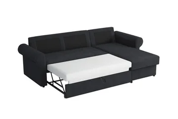 Midfeld 3-sits Hörnbäddsoffa Dark Turquoise - Møbler - Sofaer - Sovesofaer - Sovesofa divan