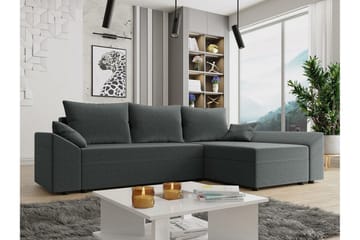 Midfeld 3-sits Hörnbäddsoffa Grey - Møbler - Sofaer - Sovesofaer - Hjørnesovesofa