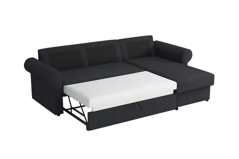 Midfeld 3-sits Hörnbäddsoffa Mustard yellow - Møbler - Sofaer - Sovesofaer - Sovesofa divan